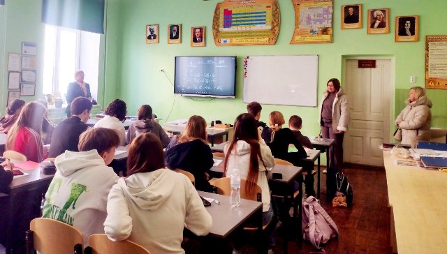 Під час профорієнтаційної зустрічі